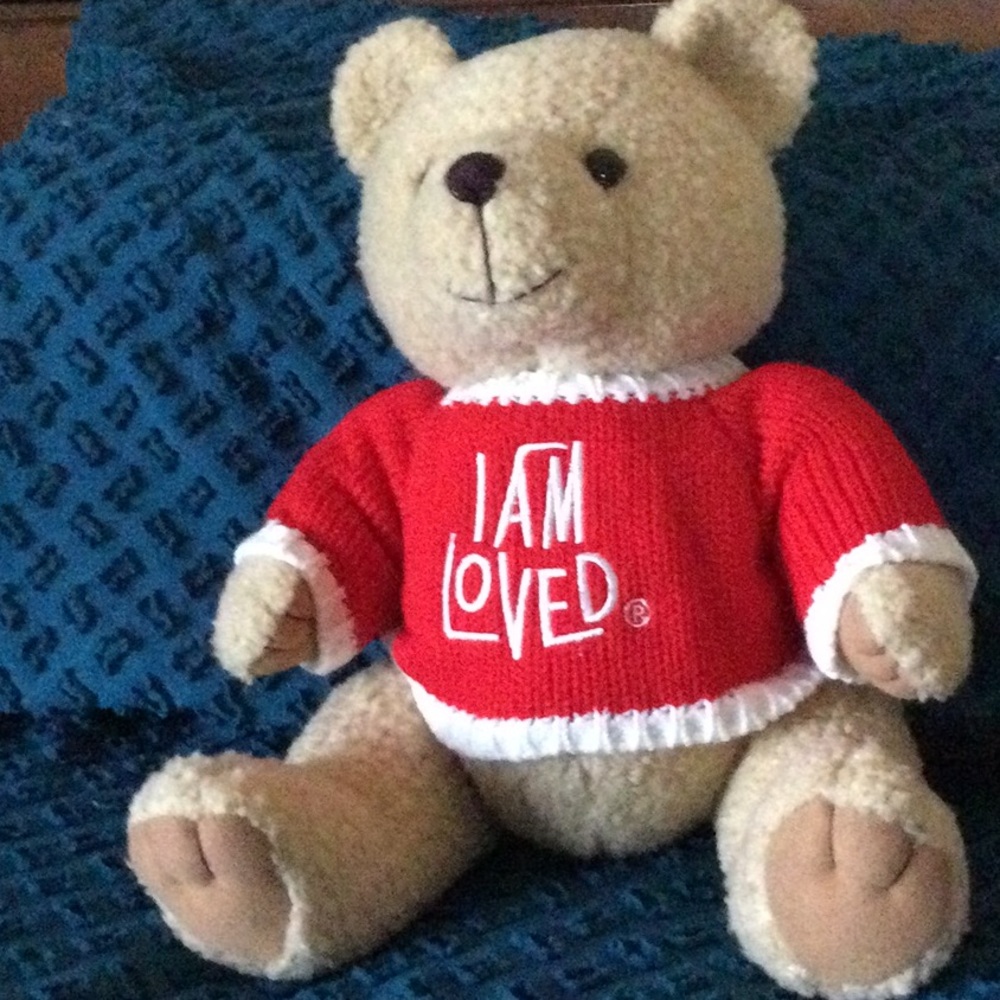 “I am loved” bear. Helzberg Diamonds. Gently used.